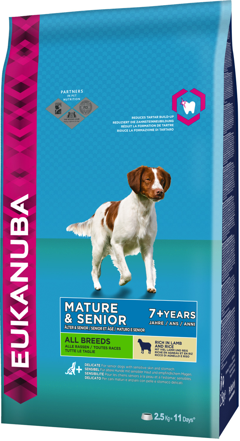 Eukanuba Mature Senior Lam&Rijst - Hondenvoer - 2.5 kg