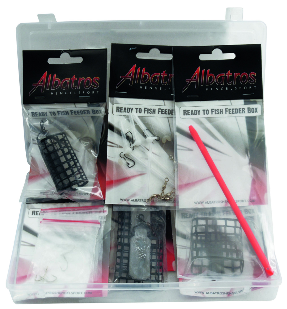 Albatros Ready2fish Feederbox - Lokvoer - Transparant per stuk Allround