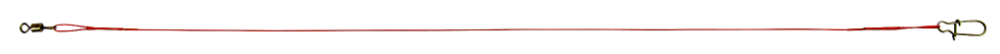 Albatros Red Hot Staaldraad 3 stuks - Onderlijnen - 15 kg Roofvis