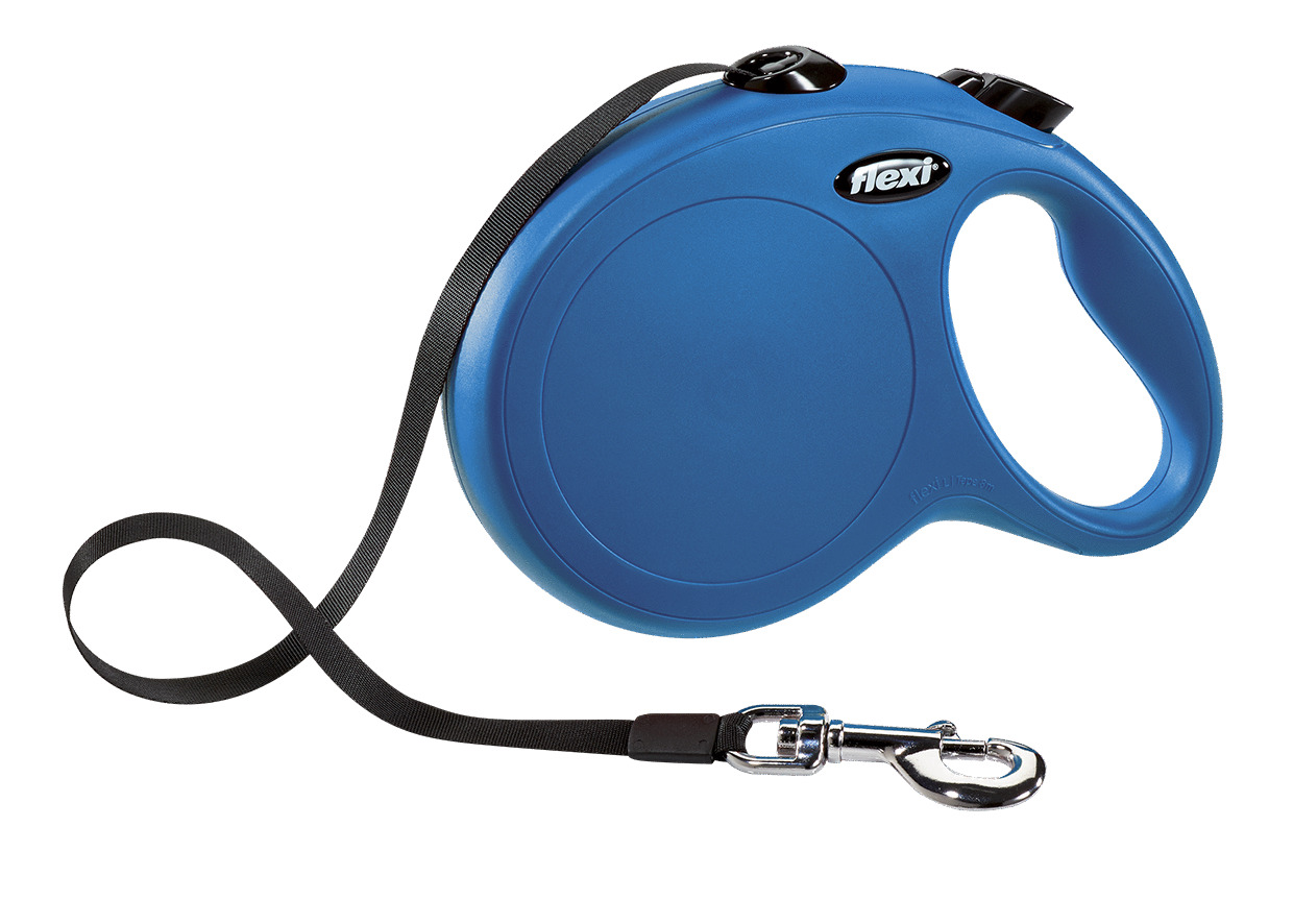 Flexi Rollijn New Classic Tape Large 5 m - Hondenriem - Blauw Tot50kg