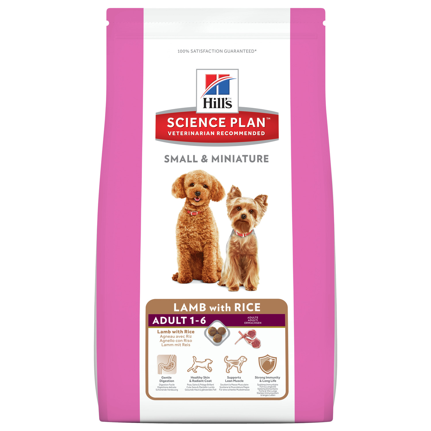 Hill's Canine Adult Small Mini - Hondenvoer - Lam Rijst 1.5 kg