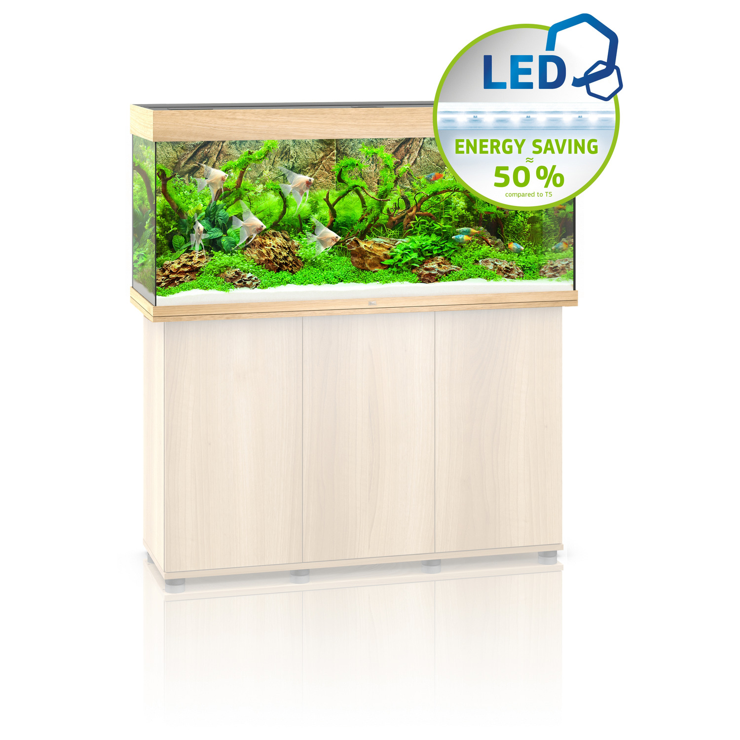 Juwel Aquarium Rio 240 Led 121x41x50 cm - Aquaria - Licht Hout Ca. 240 L