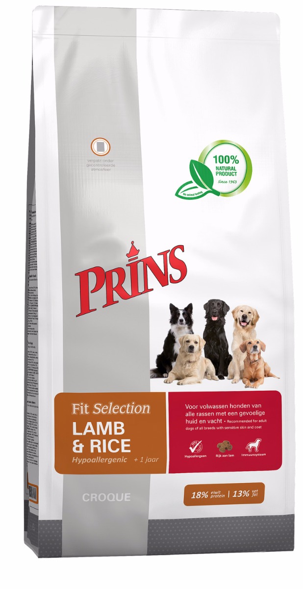 Prins Fit Selection Lam&Rijst - Hondenvoer - 2 kg