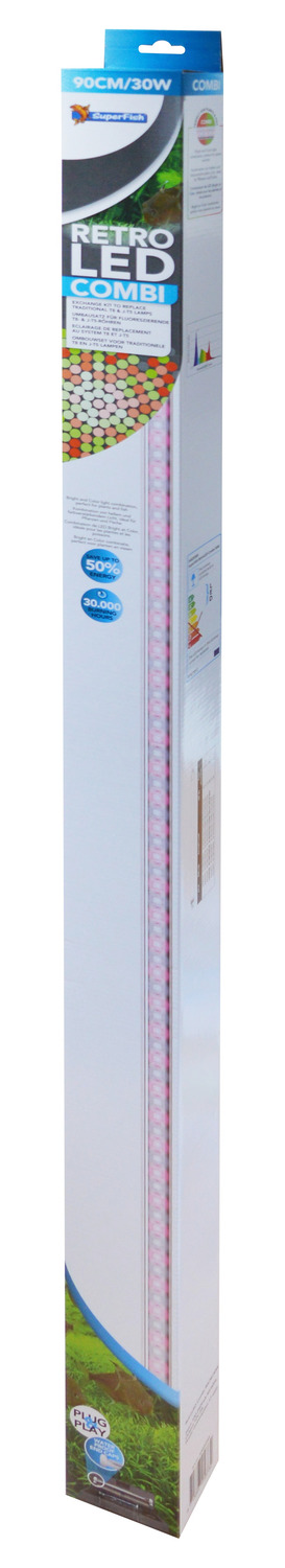 Superfish Retroled Combi T8&Jt5 120 cm - Verlichting - 36 Watt