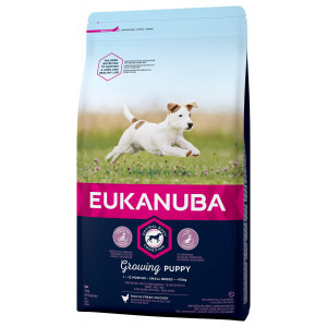 Eukanuba Growing Puppy Small Breed kip hondenvoer 2 x 3 kg
