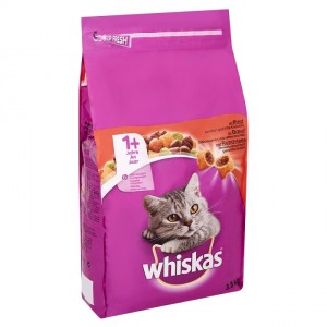 Whiskas Brokjes 1+ Rund kattenvoer 3.8 kg