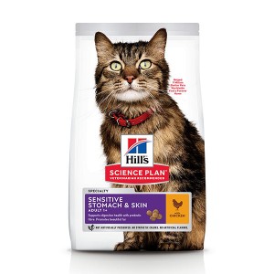 Hill's Adult Sensitive Stomach & Skin kip kattenvoer 7 kg