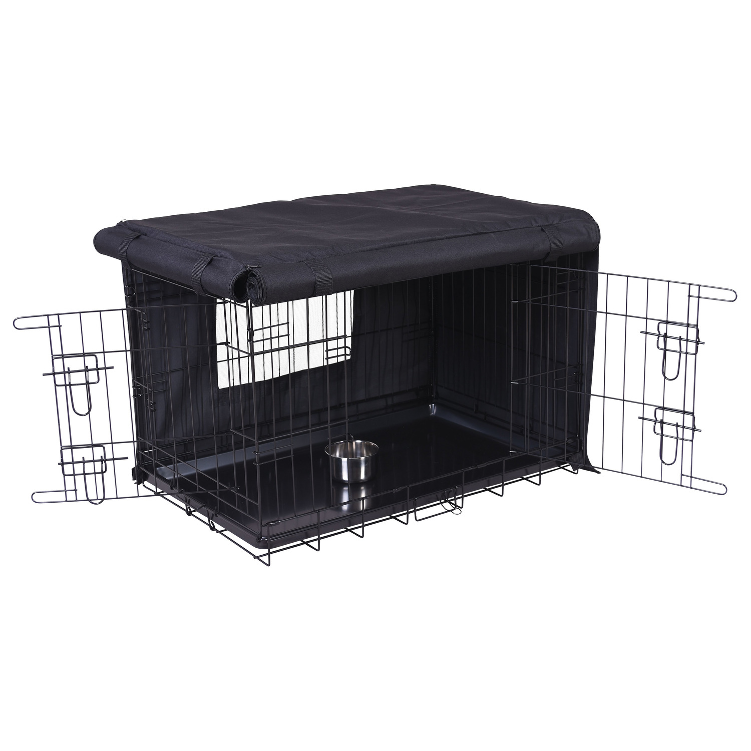 Adori Bench Hoes Zwart - Hondenbench - 78x50x54 cm