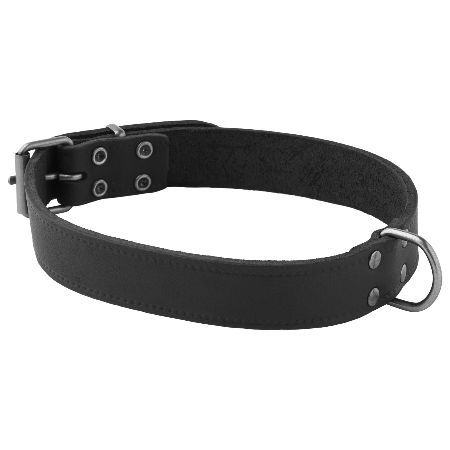 Adori Halsband Vetleder Met Print Zwart - Hondenhalsband - 30mmx60 cm
