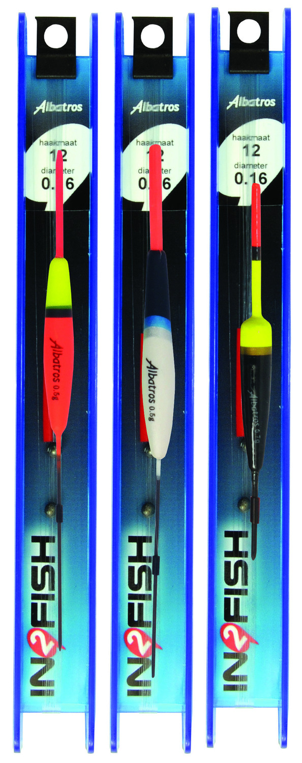 Albatros In2fish Tuigenset No.2 - Tuigen - Assorti Assorti Assorti per set Witvis