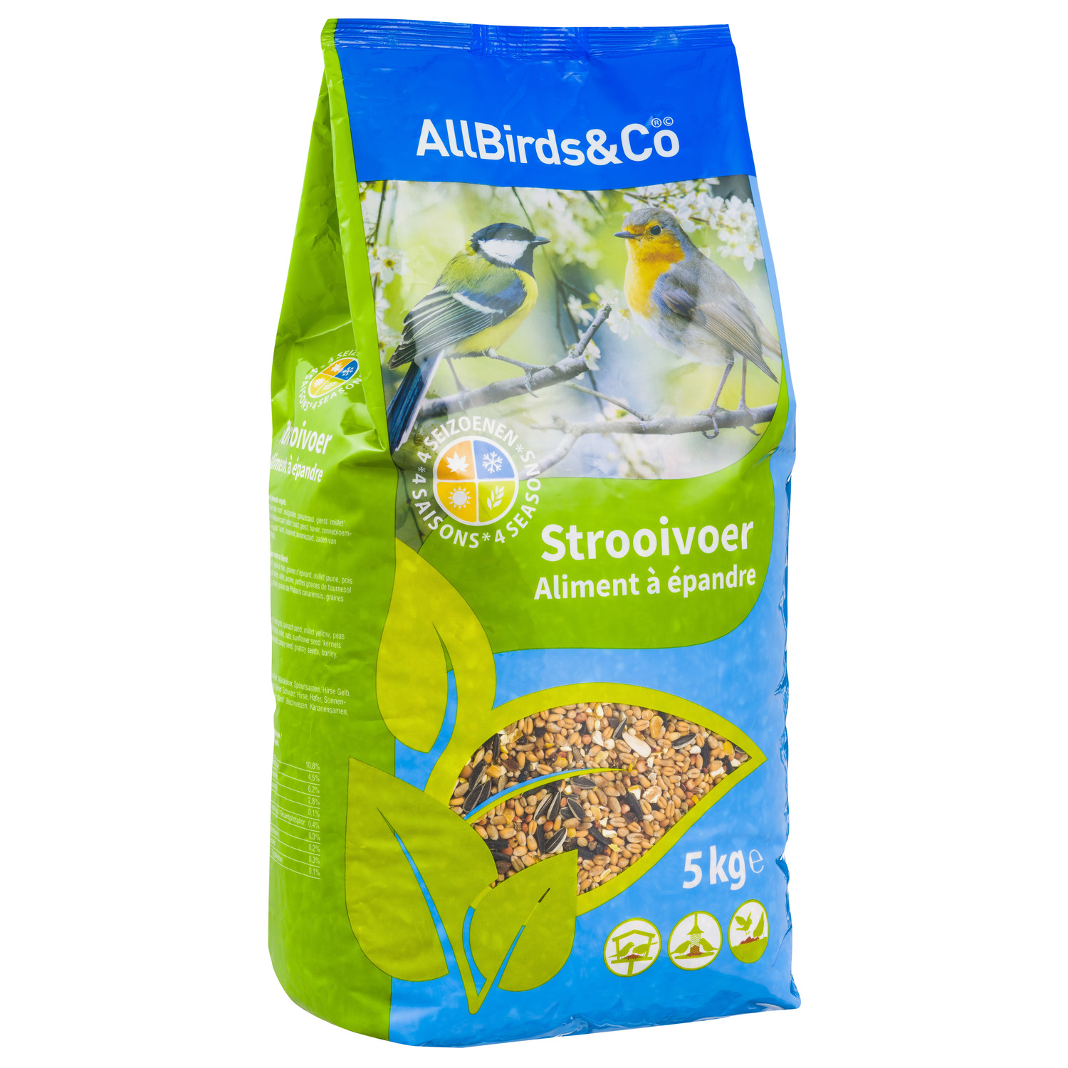 Allbirds&Co Strooivoer Vogels - Voer - 5 kg