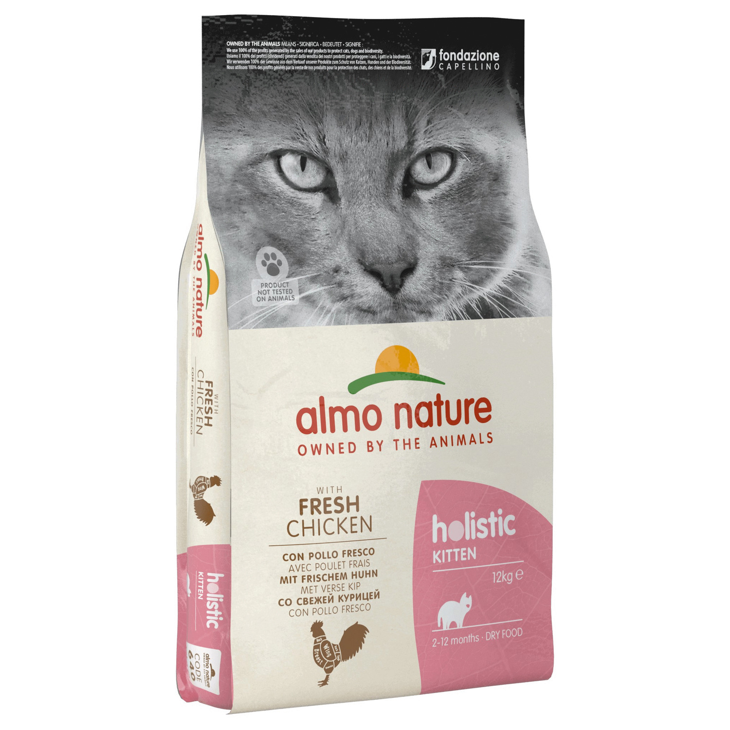 Almo Nature Cat Holistic Kitten 400 g - Kattenvoer - Kip