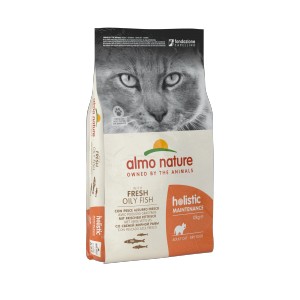 Almo Nature Holistic Adult met vette vis kattenvoer 12 kg