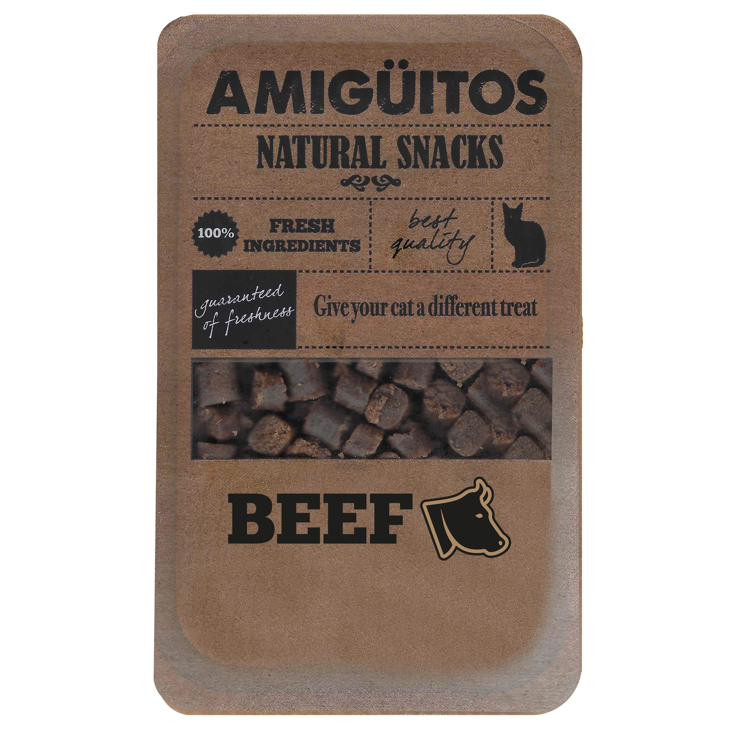 Amiguitos Cat Snack Beef - Kattensnack - 100 g
