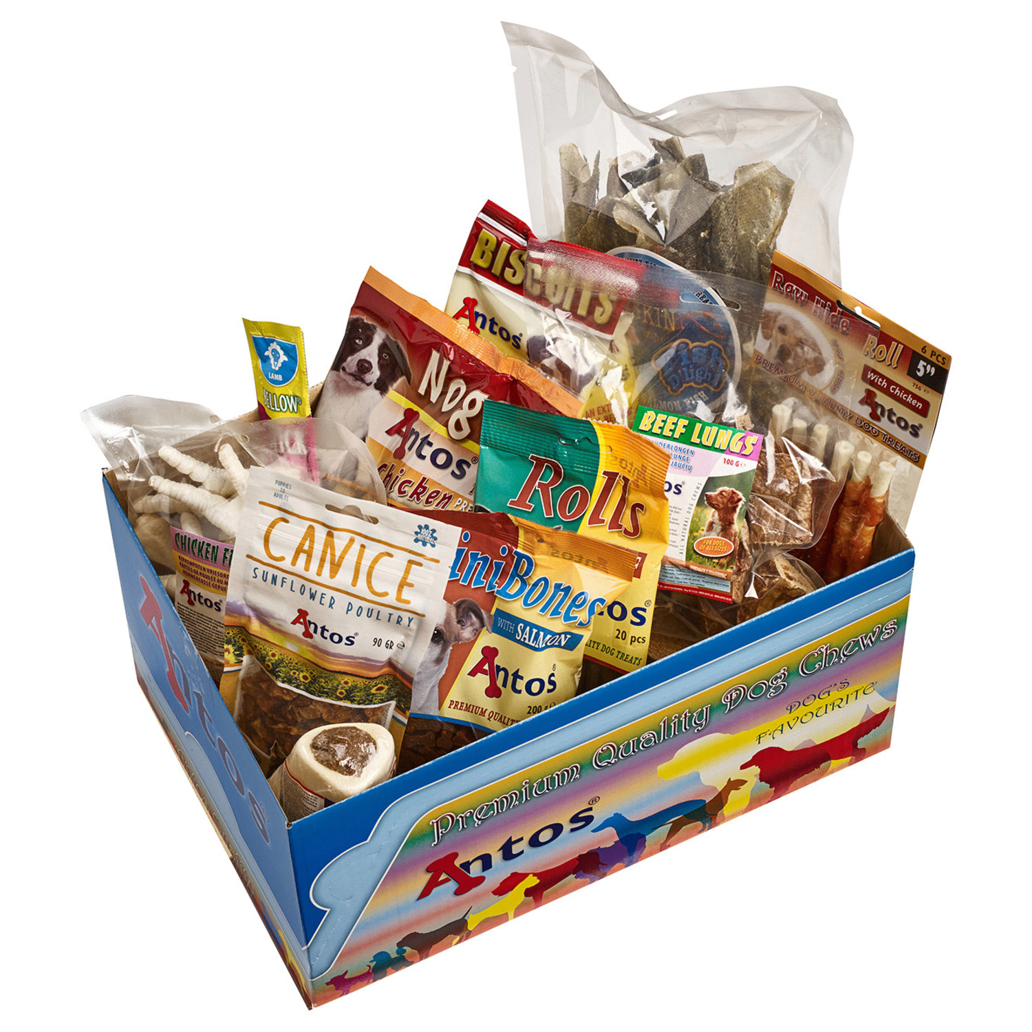 Antos Doggy Box Mixdoos - Hondensnacks -
