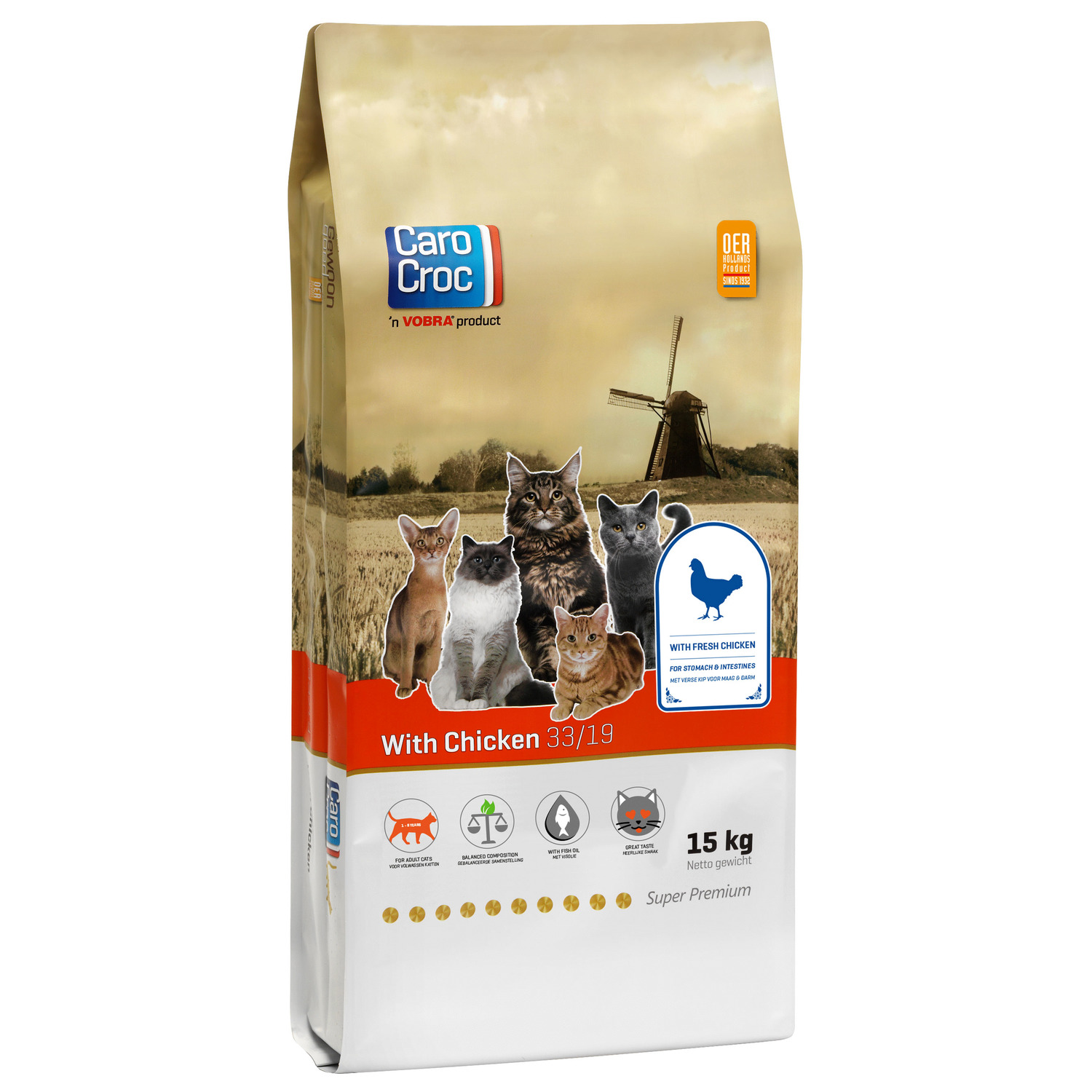 Carocroc With Chicken - Kattenvoer - 15 kg