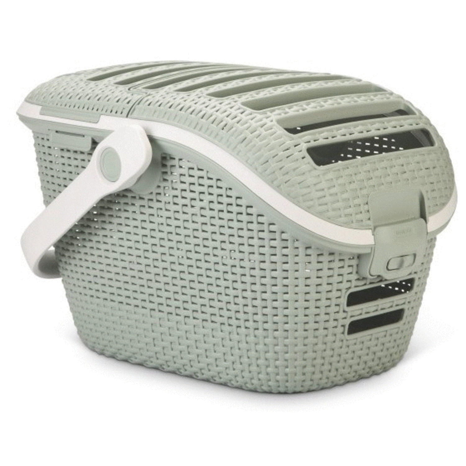 Curver Reismand 51X38X33 cm - Kattenvervoersbox - Lichtblauw