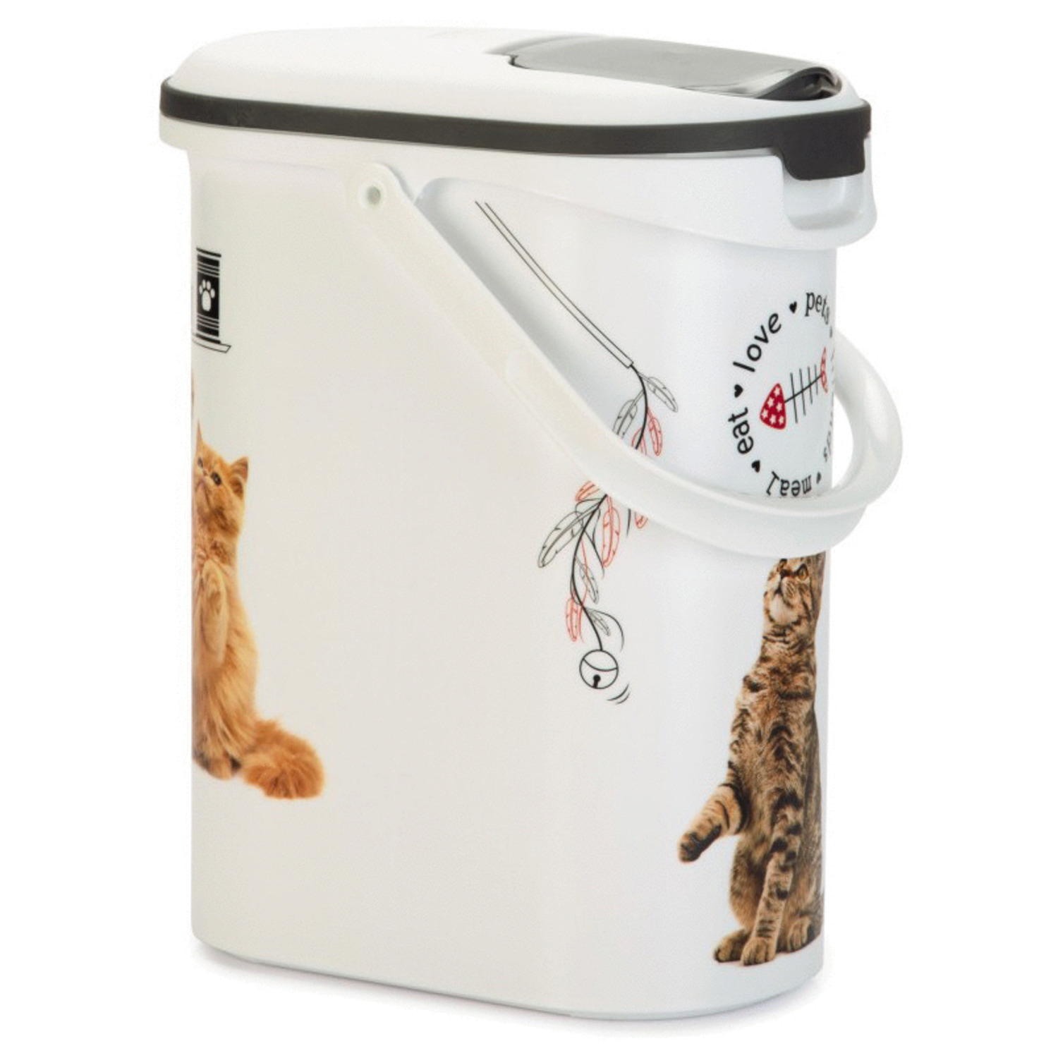 Curver Voercontainer Kat - Kattenvoerbewaarbak - 10 l