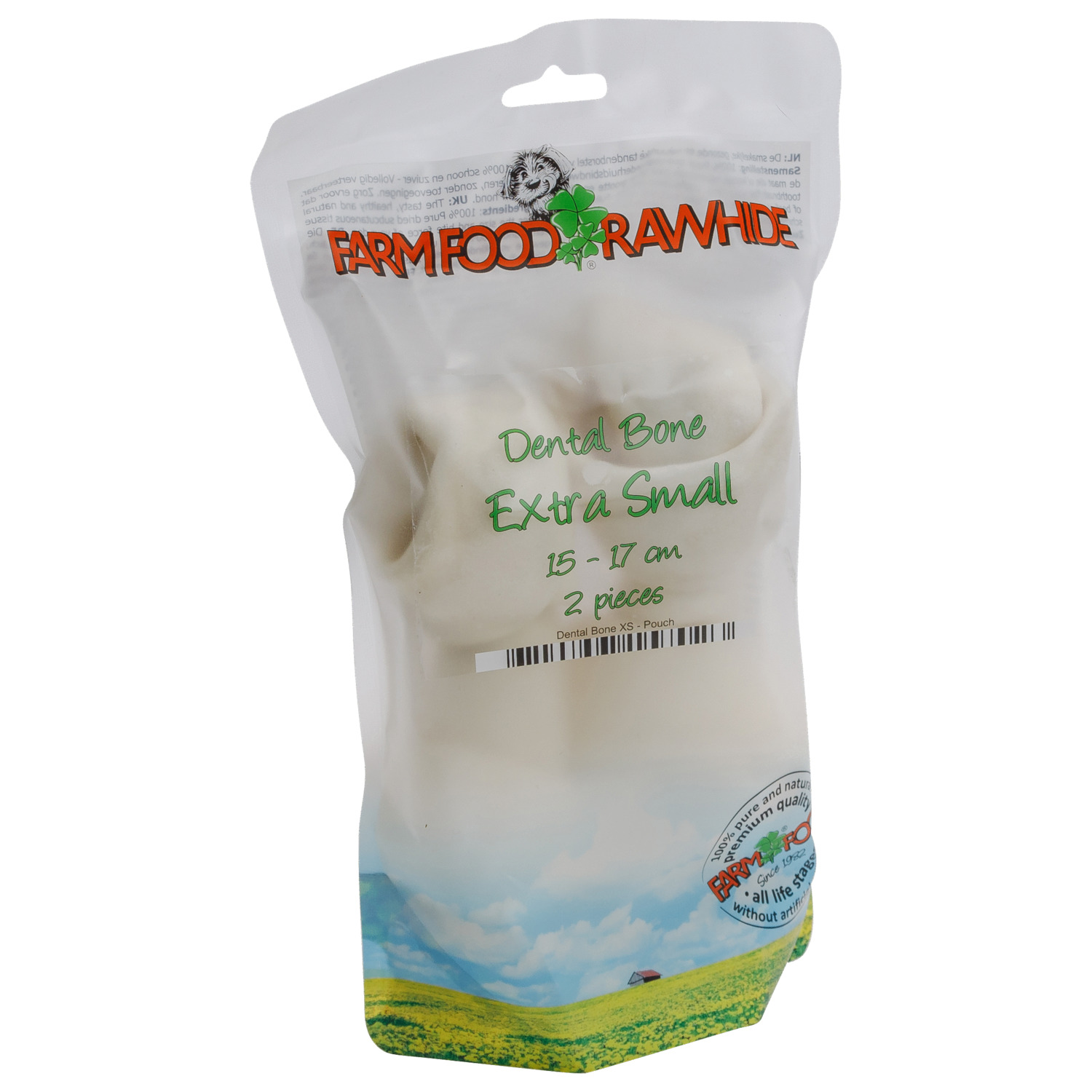 Farm Food Rawhide Dental Bone Rund - Hondensnacks - 140 g