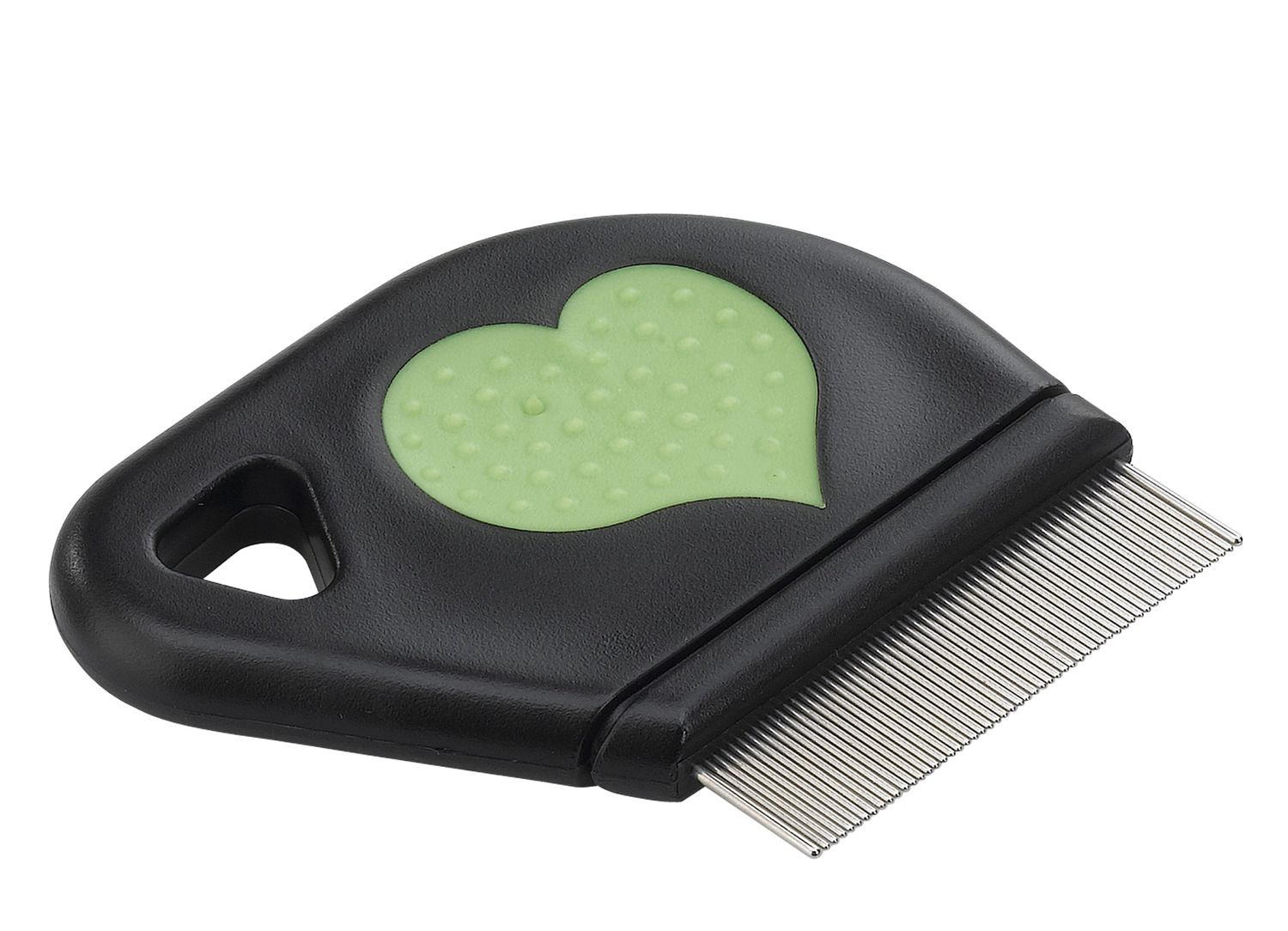 Ferplast Vlooienkam Kat - Kattenvachtkam - 7.5x4x0.5 cm Zwart Lime
