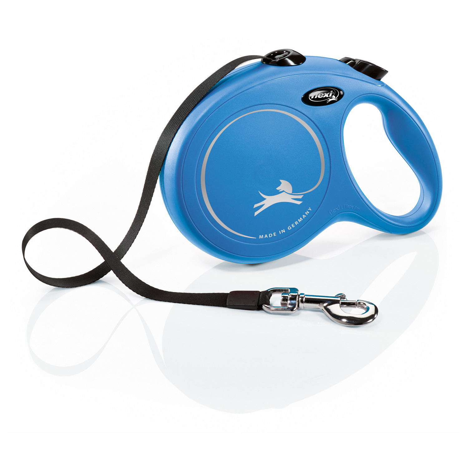Flexi Rollijn New Classic Tape Large 8 m - Hondenriem - Blauw Tot 50 Kg