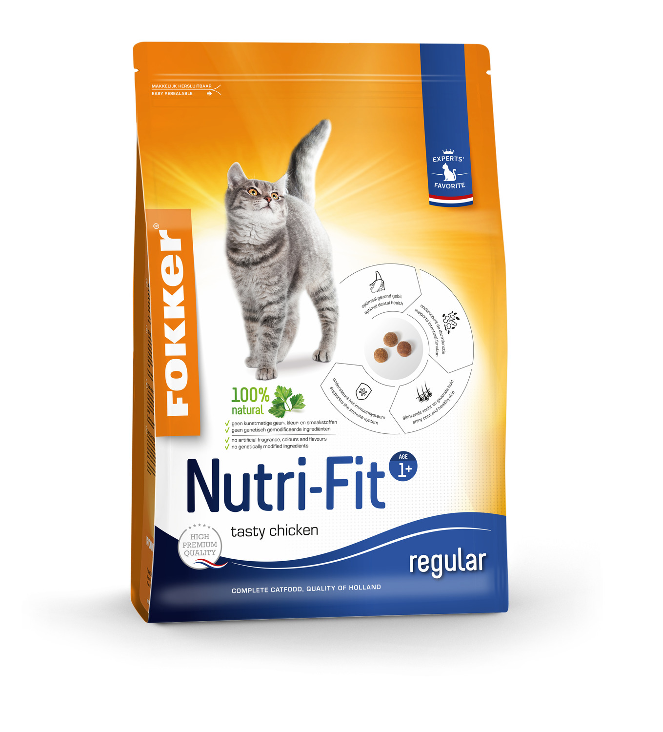 Fokker Cat Nutri-Fit Kip - Kattenvoer - 10 kg