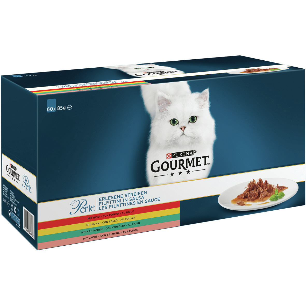 Gourmet Perle Maaltijdzakjes Multipack - Kattenvoer - Mix 60x85 g