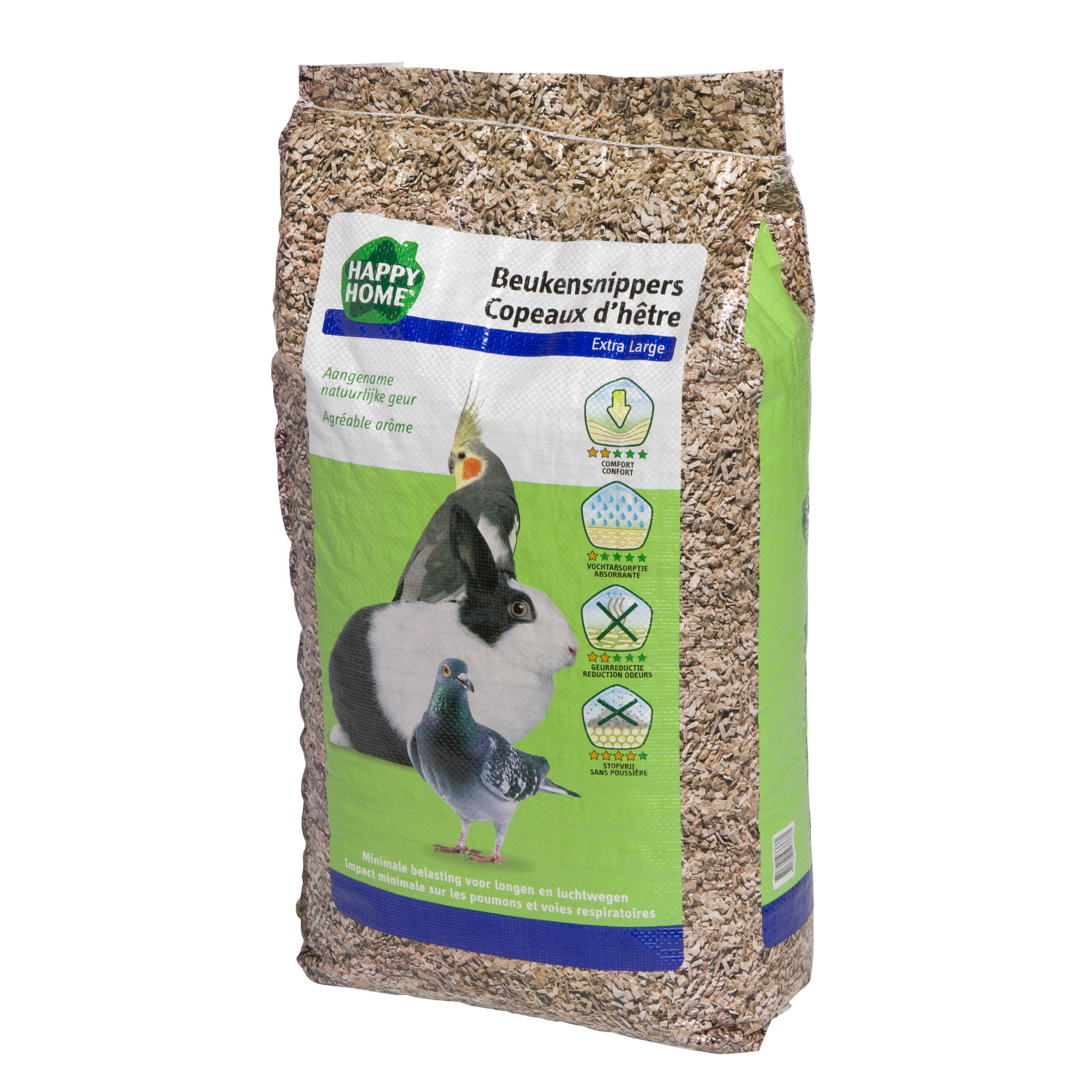 Happy Home Beukensnippers Extra Large 10mm - Bodembedekking - 50 l