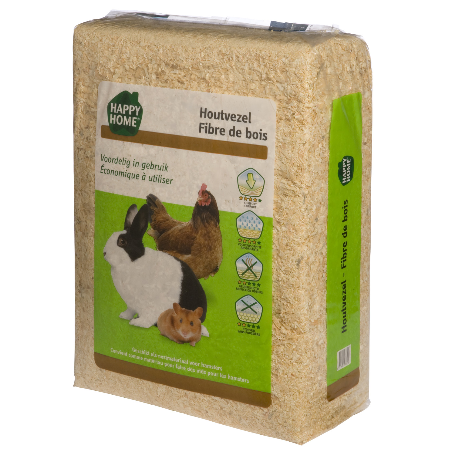 Happy Home Houtvezel - Bodembedekking - 10 kg