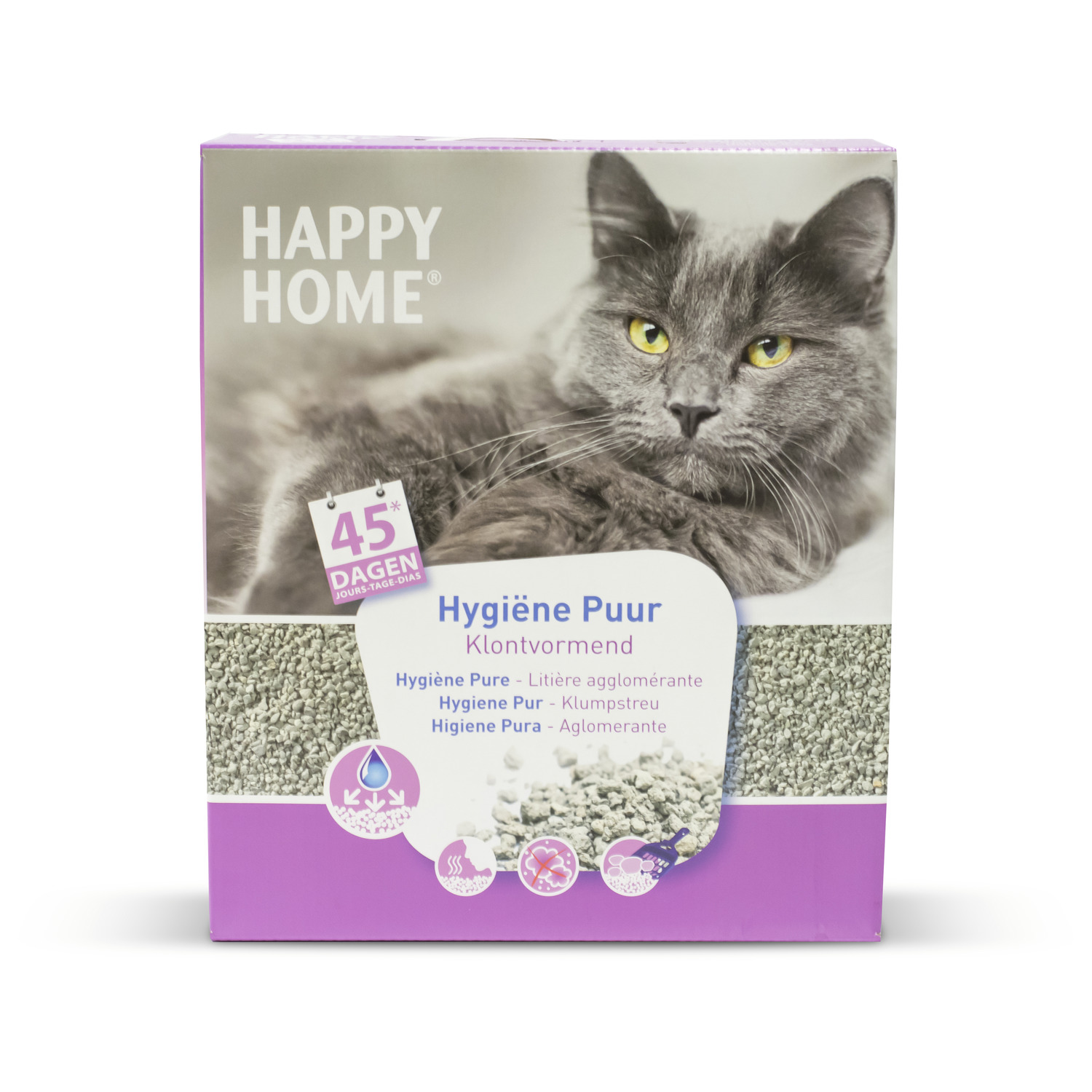 Happy Home Hygiëne Puur - Kattenbakvulling - 10 l