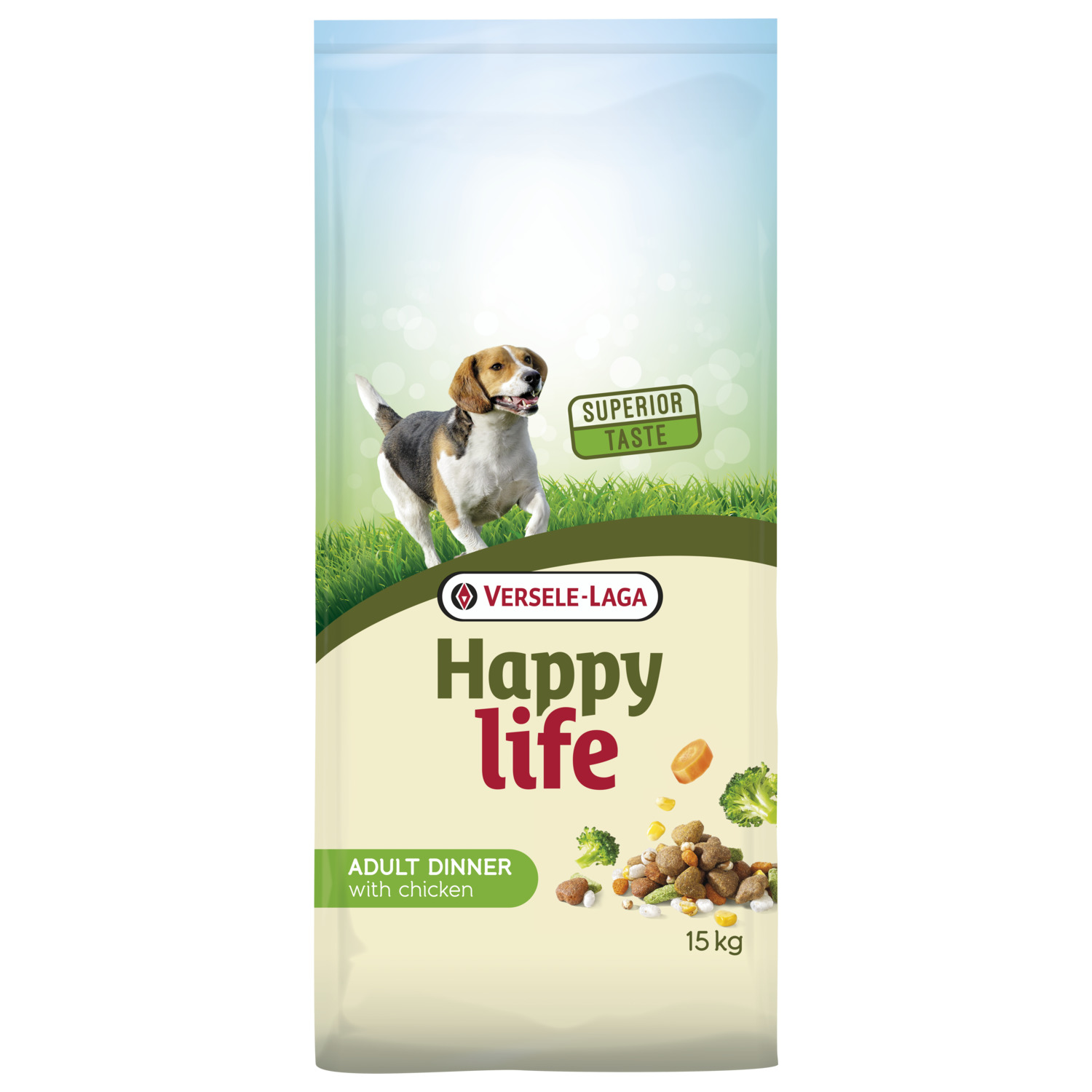 Happy Life Adult Dinner Kip - Hondenvoer - 15 kg