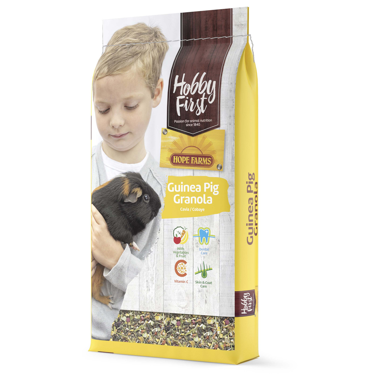 Hobbyfirst Hope Farms Guinea Pig Granola - Caviavoer - 10 kg