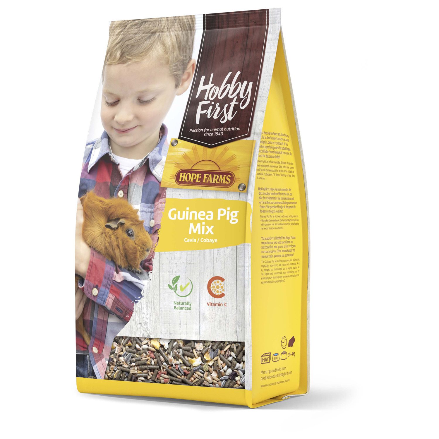 Hobbyfirst Hope Farms Guinea Pig Mix - Caviavoer - 3 kg