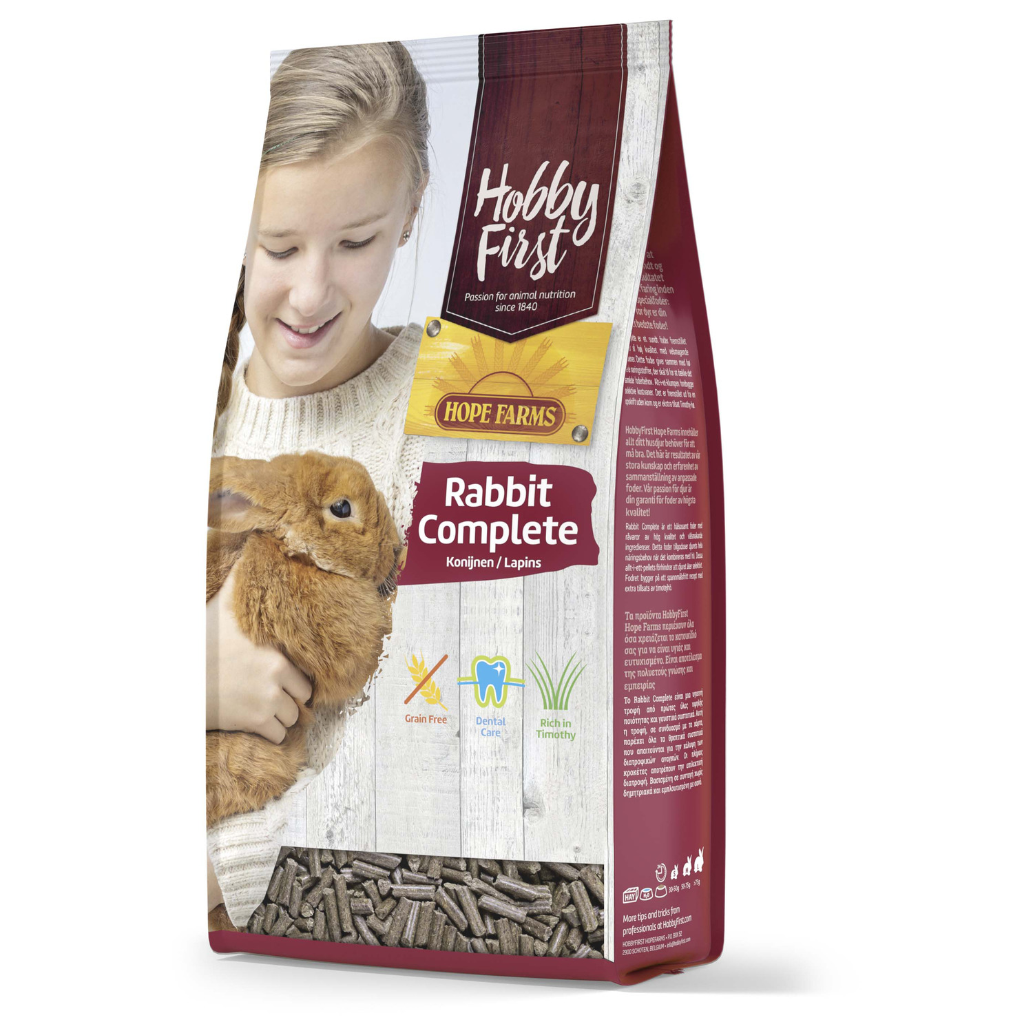 Hobbyfirst Hope Farms Rabbit Complete - Konijnenvoer - 1.5 kg
