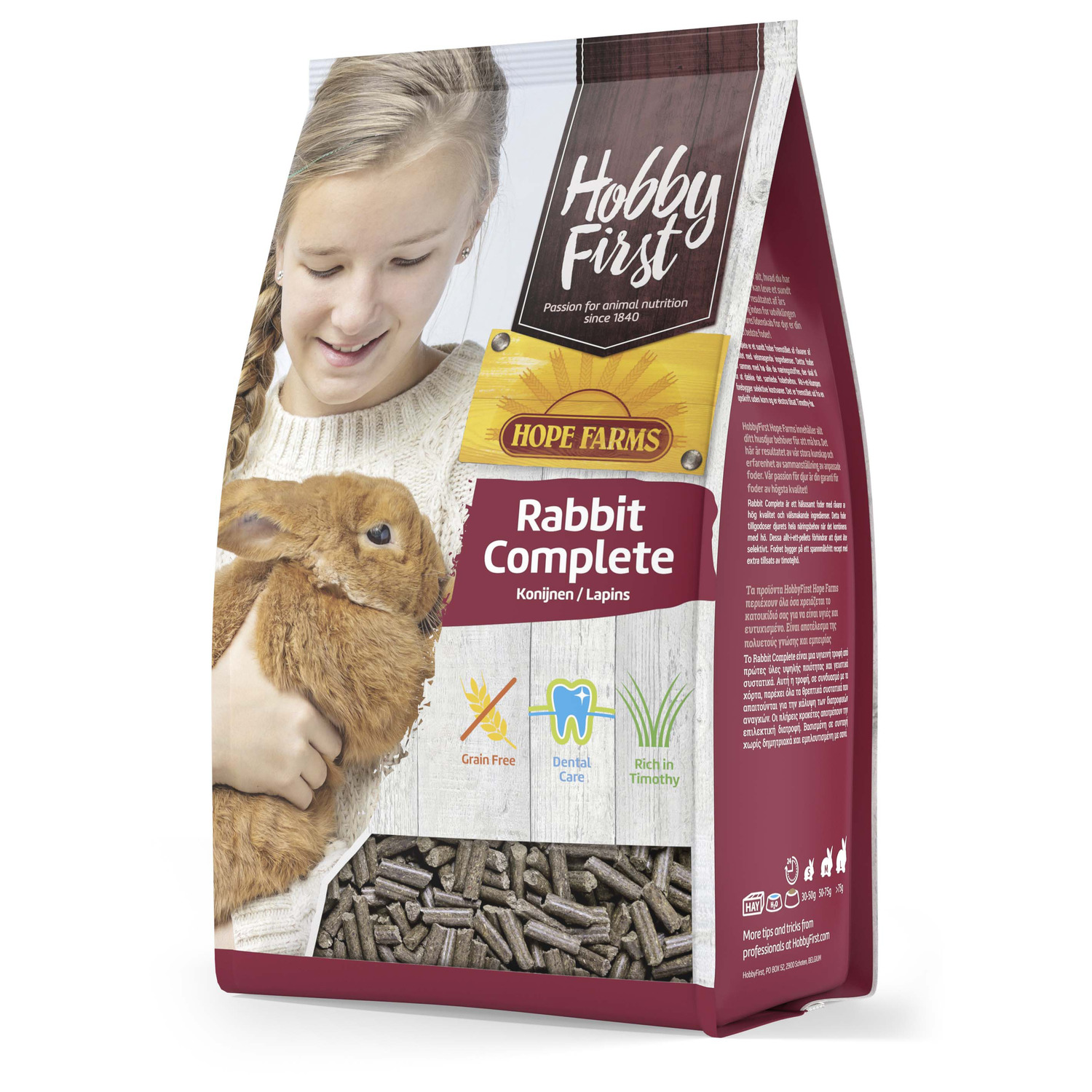 Hobbyfirst Hope Farms Rabbit Complete - Konijnenvoer - 3 kg