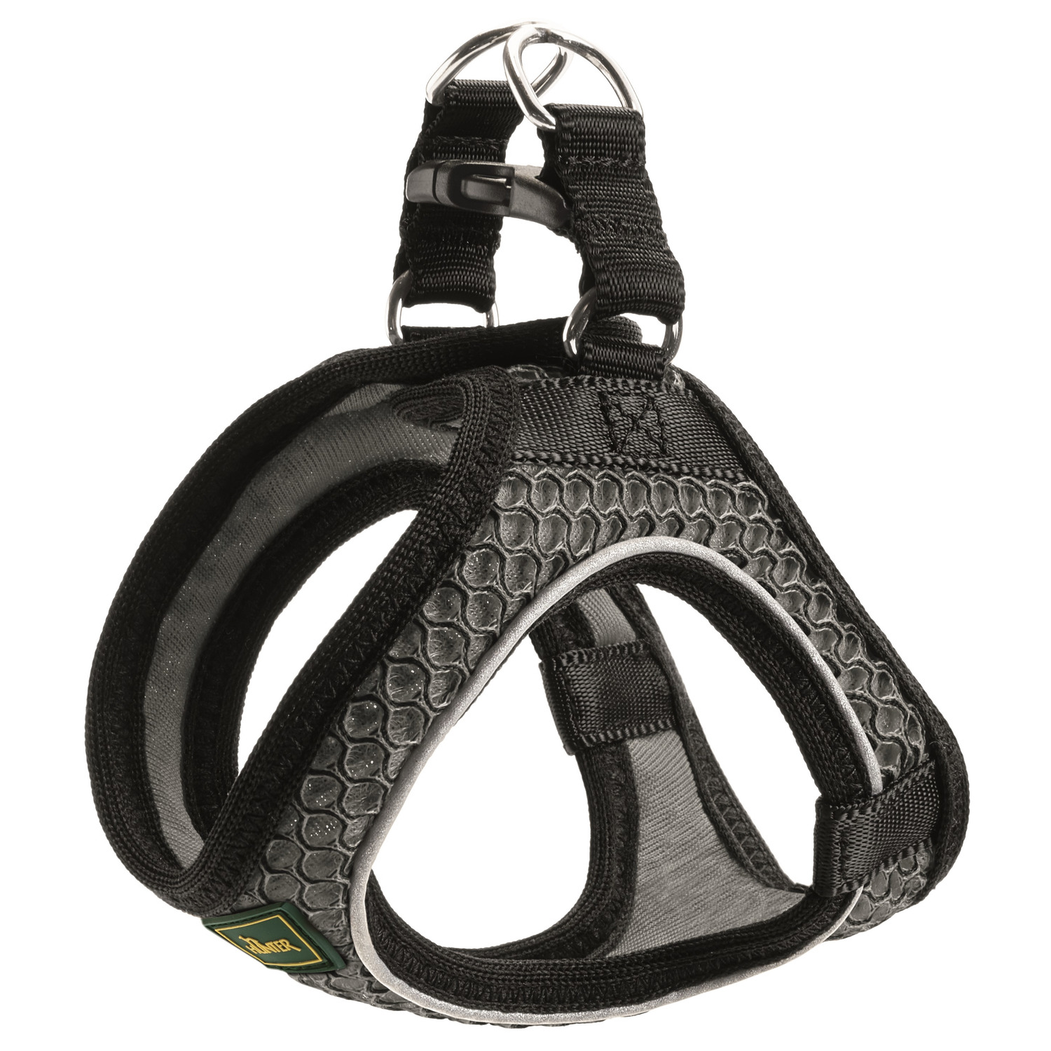 Hunter Harnas Hilo Comfort Antraciet - Hondenharnas - 55-60/58-65 cm