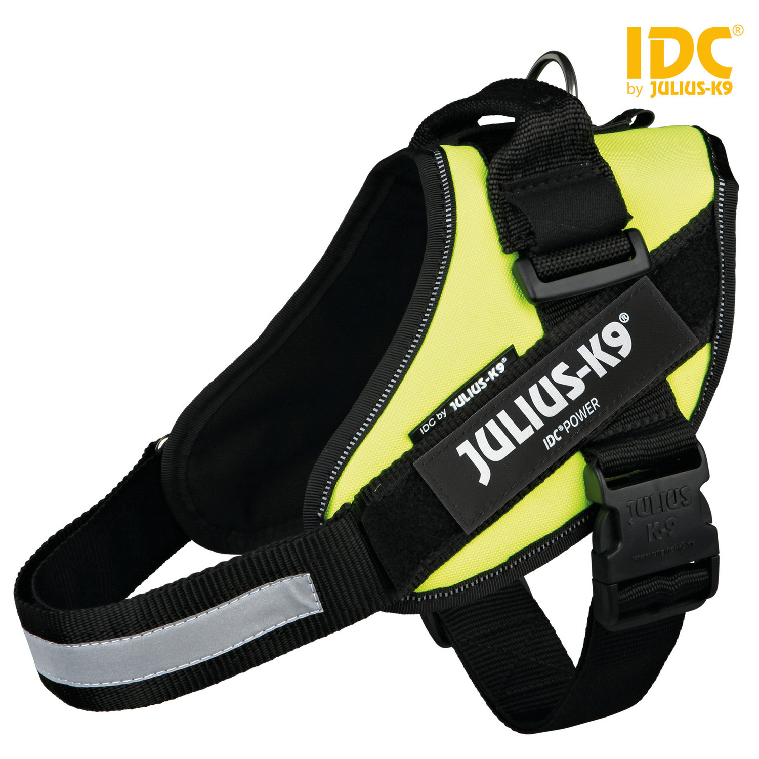 Julius-K9 Idc Powertuig Neon&Geel - Hondenharnas - 58-76 cm