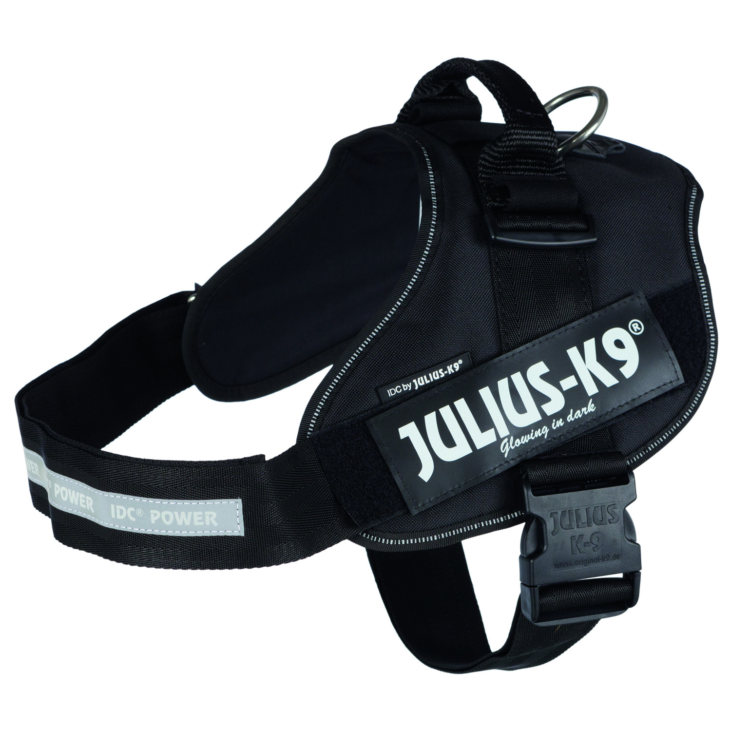 Julius-K9 Idc Powertuig Zwart - Hondenharnas - 82-115 cm