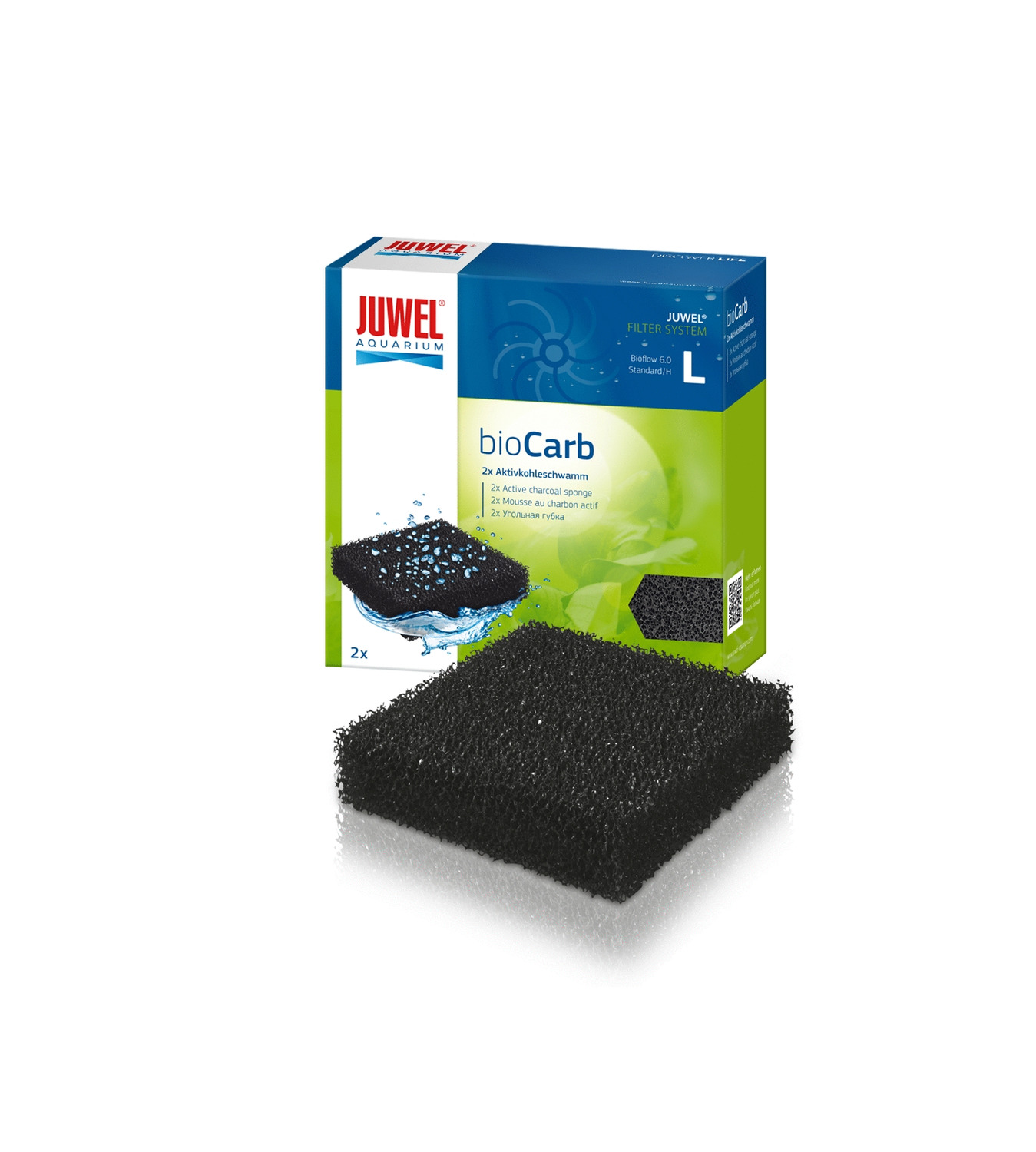 Juwel Biocarb L Standaard - Filtermateriaal - 12.5x12.5x2.5 cm Standaard