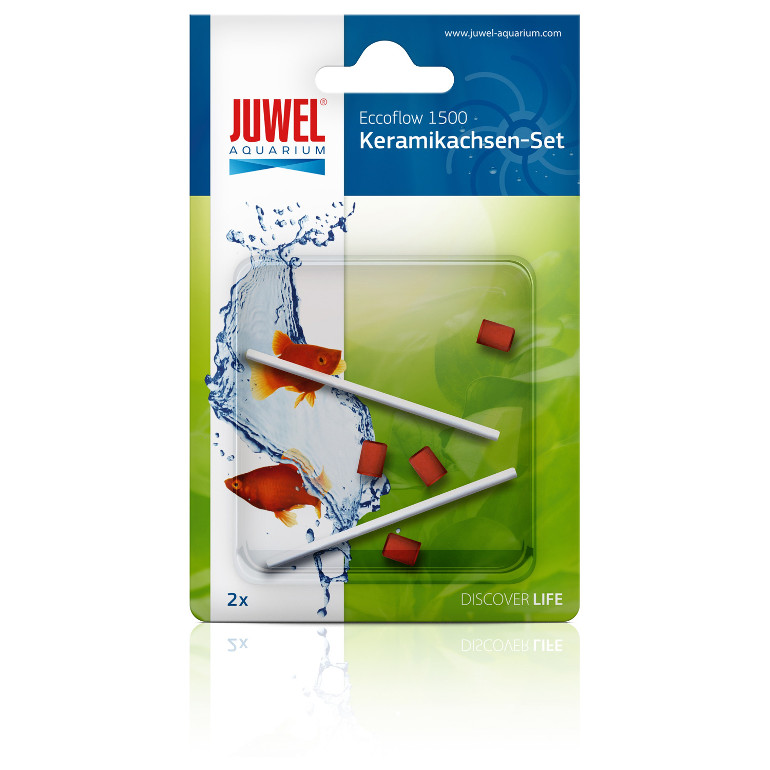 Juwel Eccoflow Keramische As As 500/600/1000 - Pomponderdeel - 10x8x11 cm Grijs Groen 1500