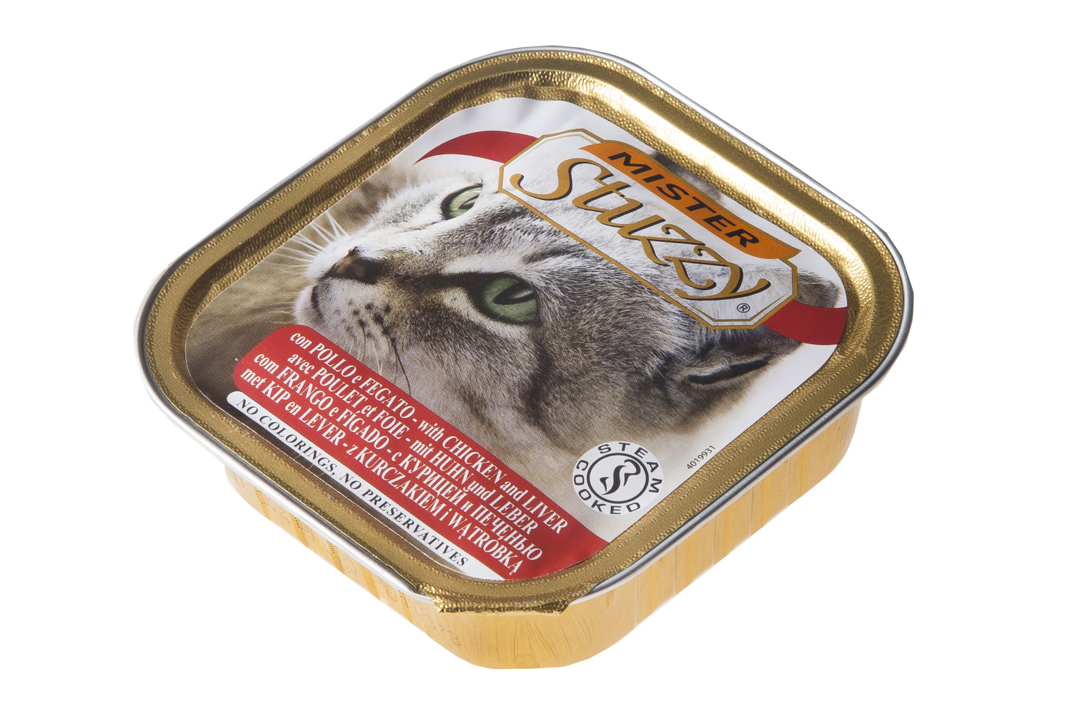 Mister Stuzzy Cat Paté 100 g - Kattenvoer - Kip&Lever