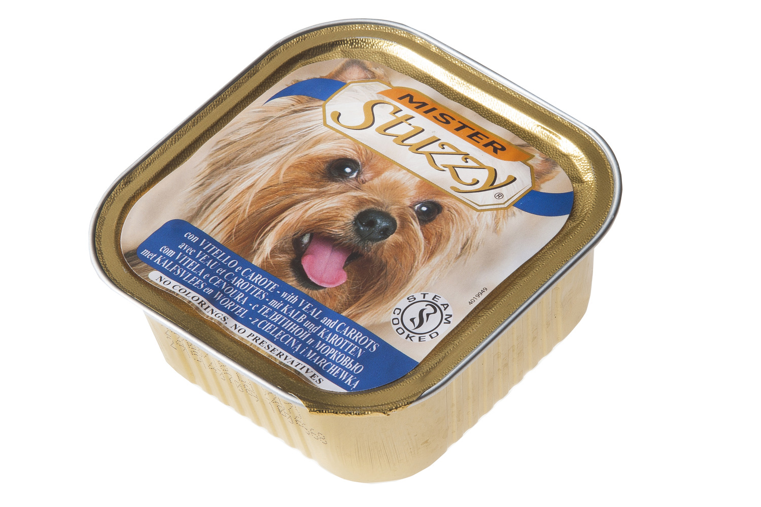 Mister Stuzzy Dog Paté 150 g - Hondenvoer - Kalf&Wortel