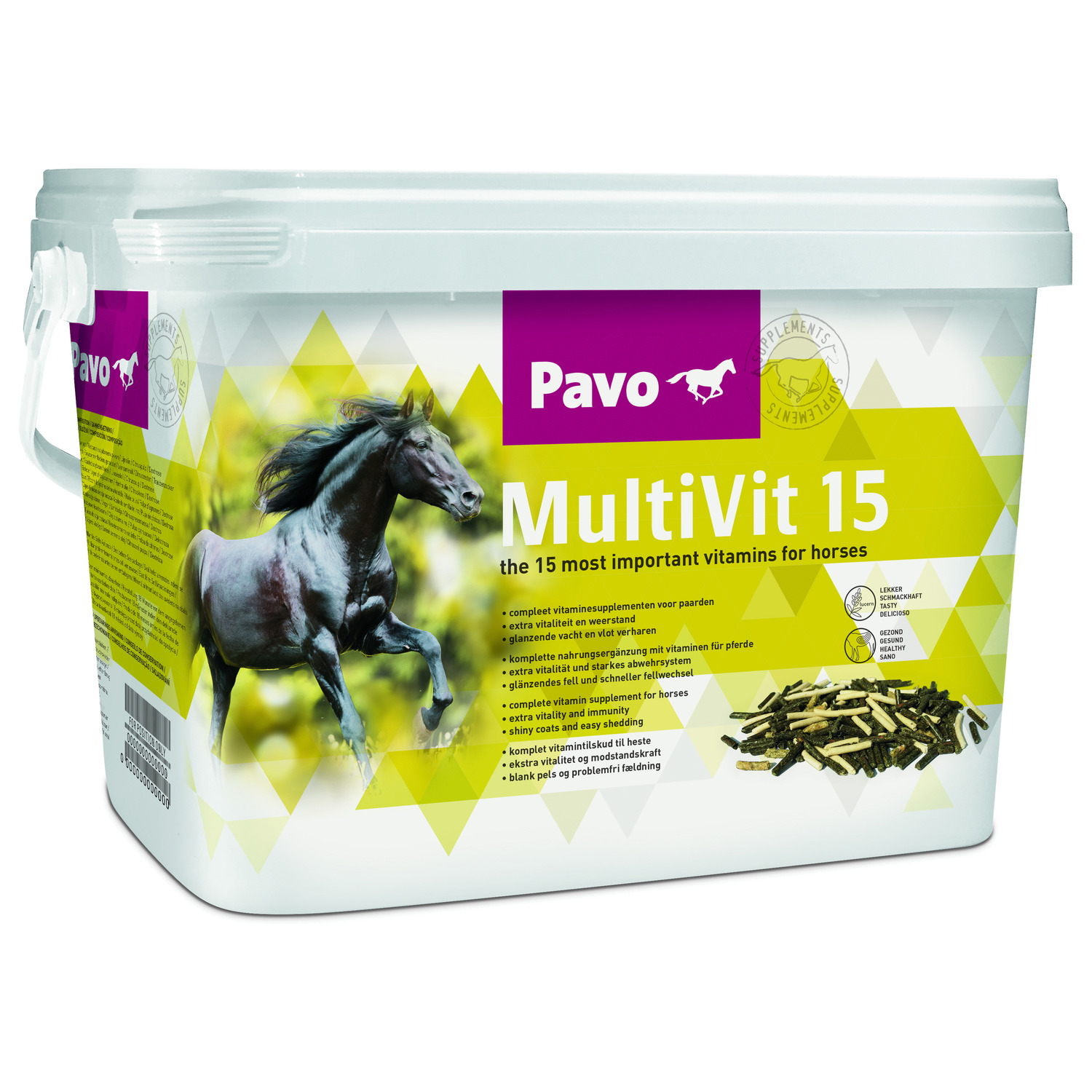 Pavo Multivit 15 - Voedingssupplement - 3 kg