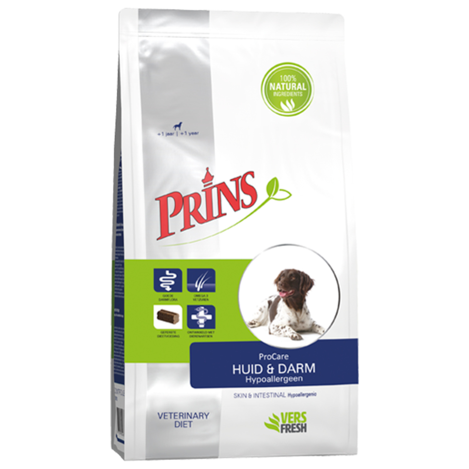 Prins Procare Huid & Darm Hypo Gevogelte - Hondenvoer - 15 kg