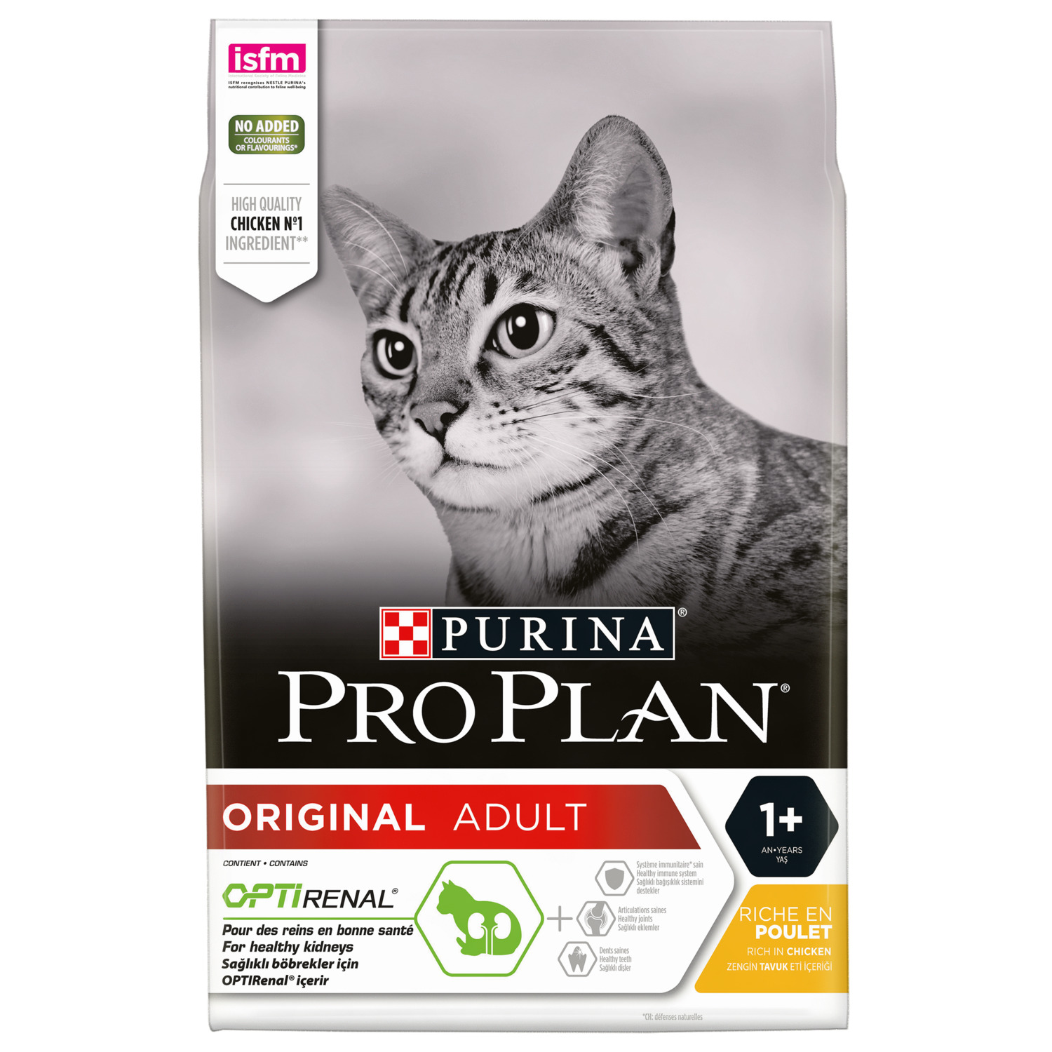 Pro Plan Cat Original Adult Kip - Kattenvoer - 3 kg