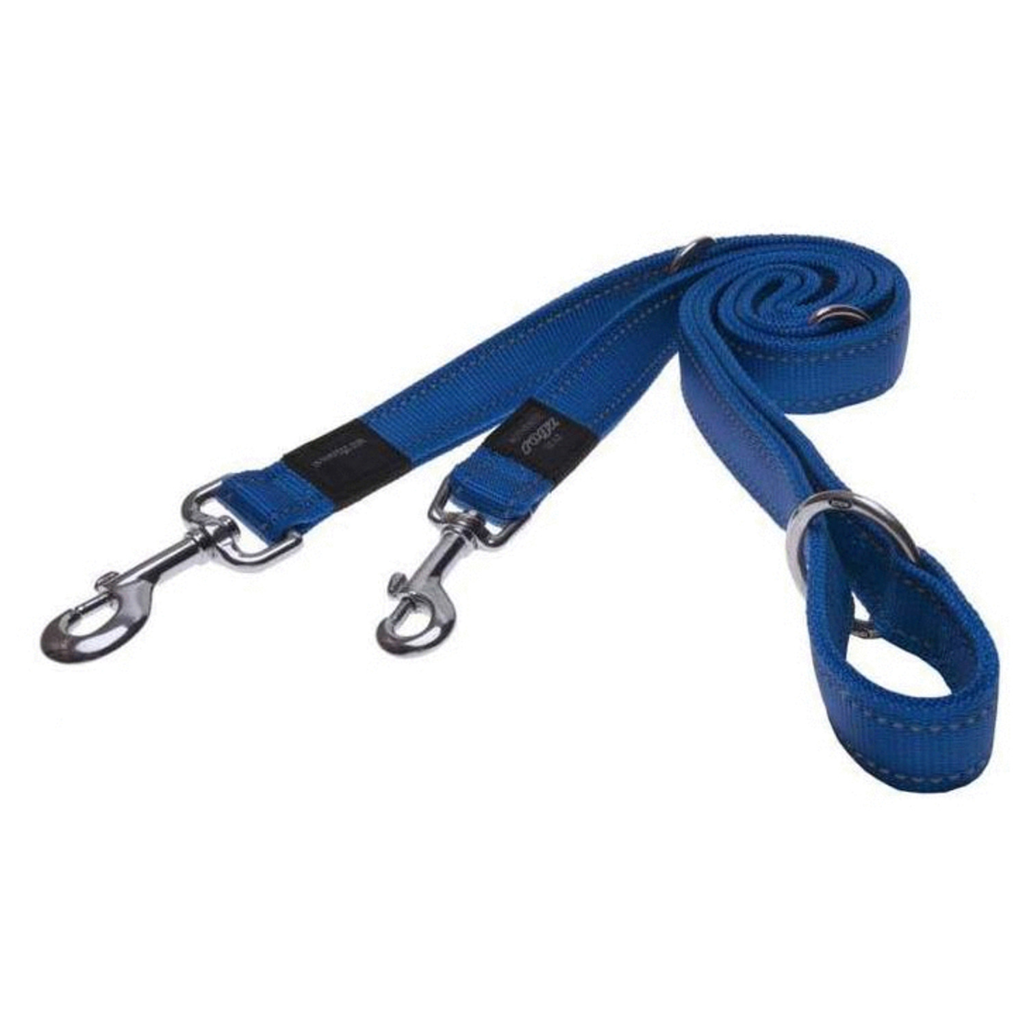 Rogz Fanbelt Lijn Multi-Purpose - Hondenriem - 180 cm Blauw