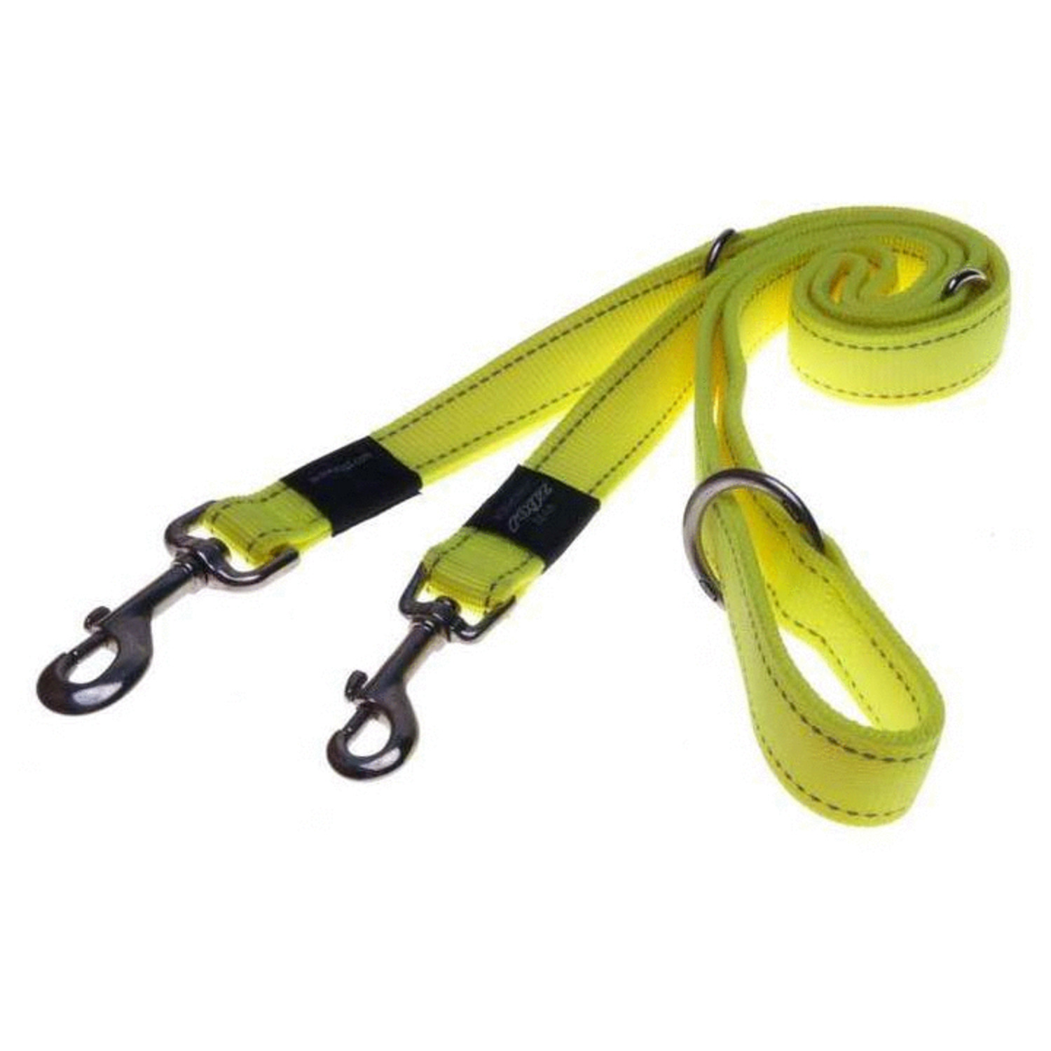Rogz Fanbelt Lijn Multi-Purpose - Hondenriem - 180 cm Geel