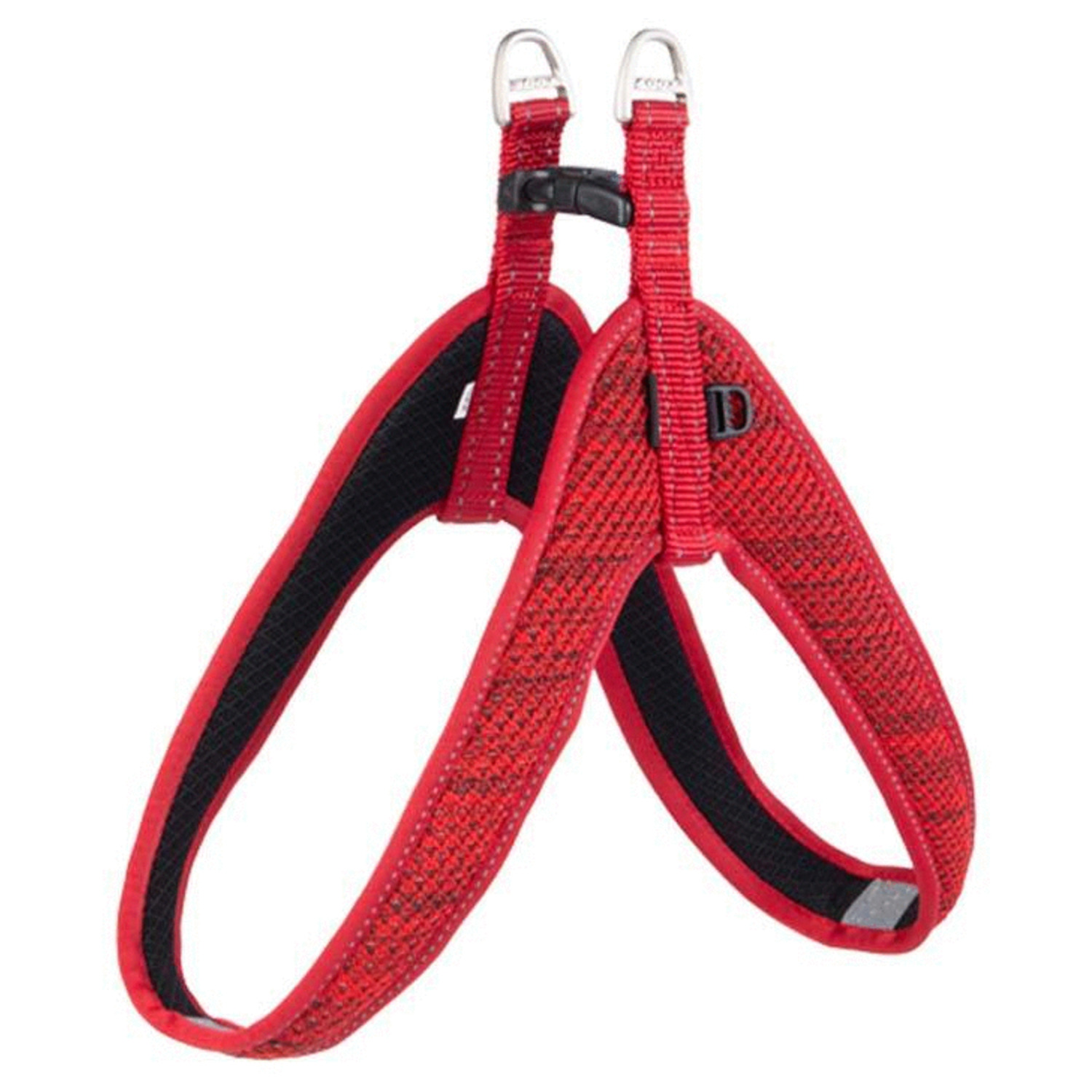 Rogz Fast Fit Tuig Rood - Hondenharnas - 32 cm