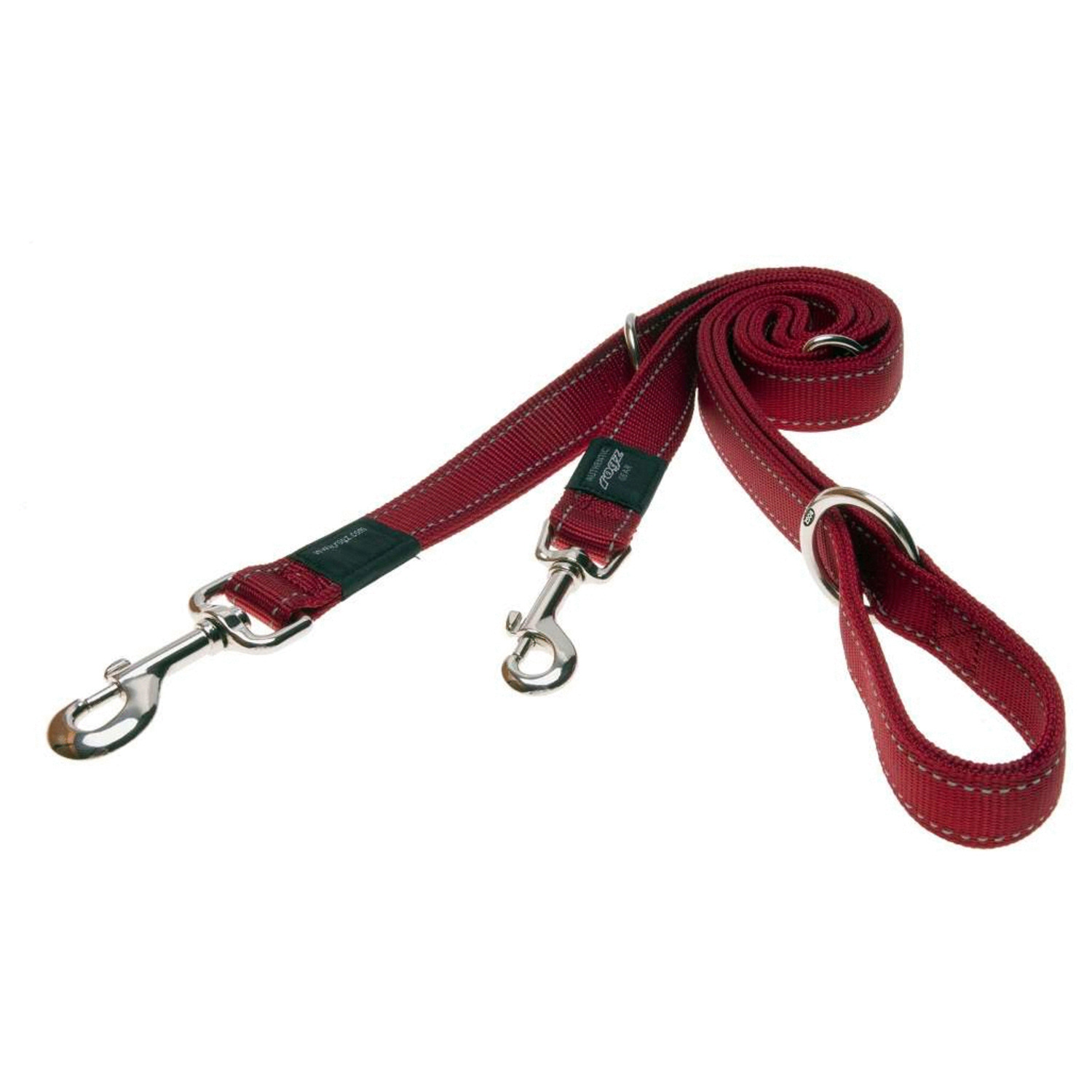 Rogz Snake Lijn Multi-Purpose - Hondenriem - 180 cm Rood