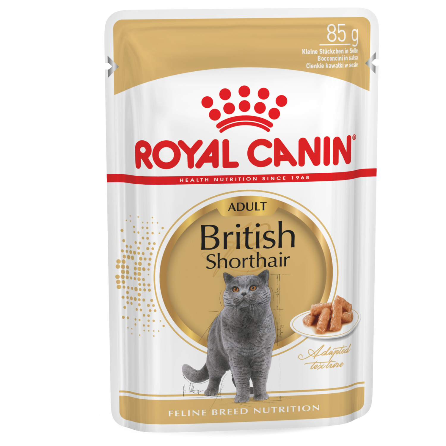 Royal Canin British Shorthair Adult Natvoer - Kattenvoer - 12x85 g